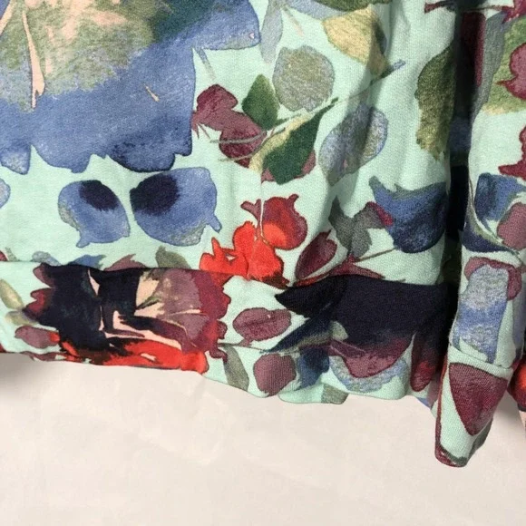 Adyson Parker Women's Long Sleeve Crew Neck Banded Floral Top - Size 2X - Picture 7 of 11